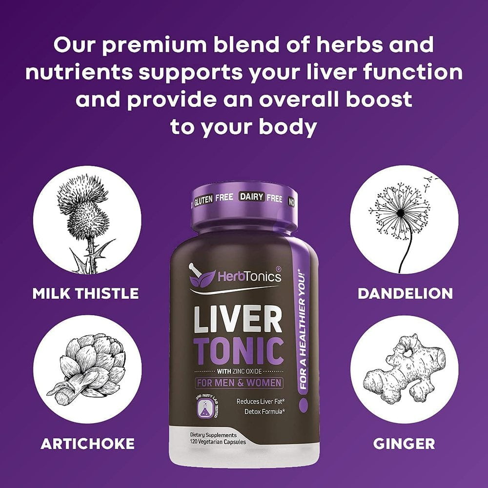 Buy Liver Cleanse Detox & Fatty Liver Repair Formula with Milk Thistle