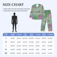thumbnail image 4 of Lsque Summer Pattern Long Sleeve Pajama Set for Men - Soft 2-Piece Sleepwear and Loungewear Set with Pockets, Comfy Nightwear-Medium, 4 of 7