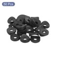thumbnail image 3 of Unique Bargains Lot de 50 Rondelles en Plastique, 8mm x 25mm x 3mm Rondelle Concave Noire, 3 of 5