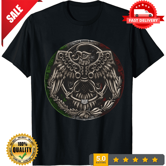 Eagle Stone Men's T Shirt Dyse One Chicano Tattoo Art Mexican, LIMITED EDITION-TH66898