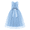 Light Blue, variant on Oudiya Flower Girls Dress Bowknot V-Back Formal Pageant Ball Gown Party Wedding Tulle Long Dresses, 4-12Y