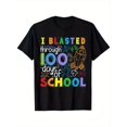 thumbnail image 1 of School Boy T-Shirt for 100 - Casual, Breathable Crew Neck Tee with Colorful Print, Perfect for Everyday and Summer Wear, Summer Tee, 1 of 5
