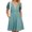 Bean Green, variant on Purcoar Women's Summer Dress Short Sleeve V-Neck Midi Dress With Pocket