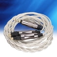 thumbnail image 1 of 36 Core Upgrade Earphone Cable Silver Plate Replacement Cable for  HD414 HD650 HD600 HD580 HD25 HD535, 1 of 7