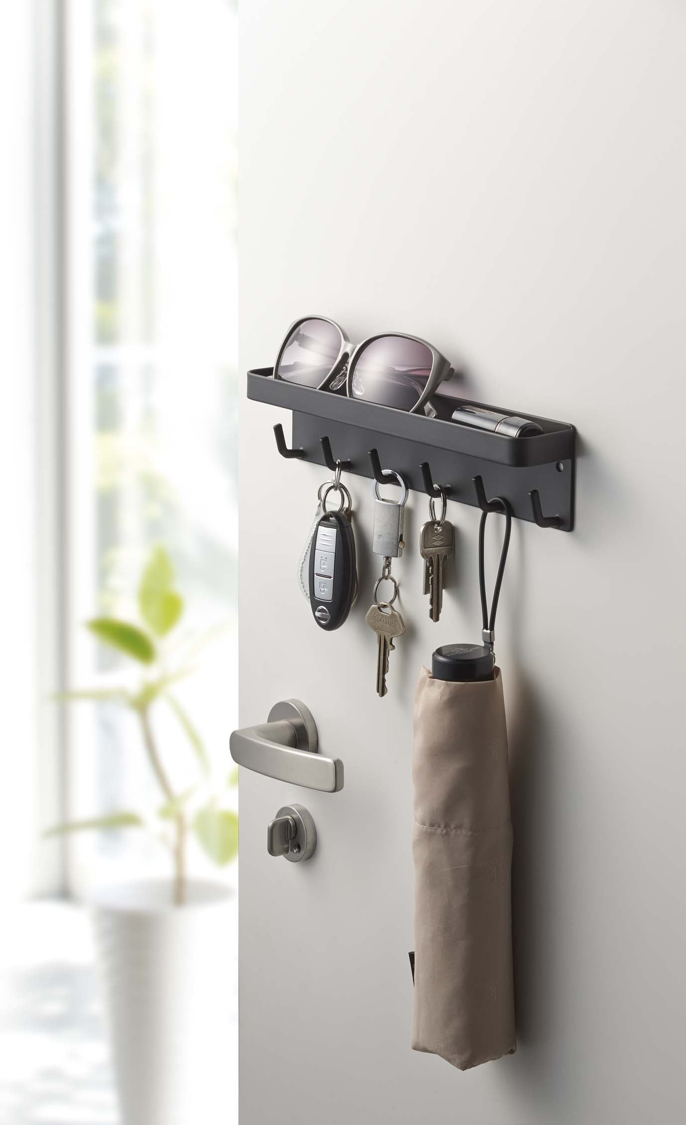 Smart Magnet Key Rack With Tray -
