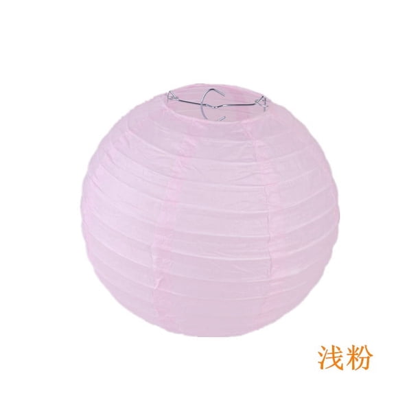 Nvzi Faroles de papel decorativos, faroles de papel colgantes, faroles de interior y exterior para lámparas de hogar, fiestas, decoración de eventos (rosa claro, 10 piezas)