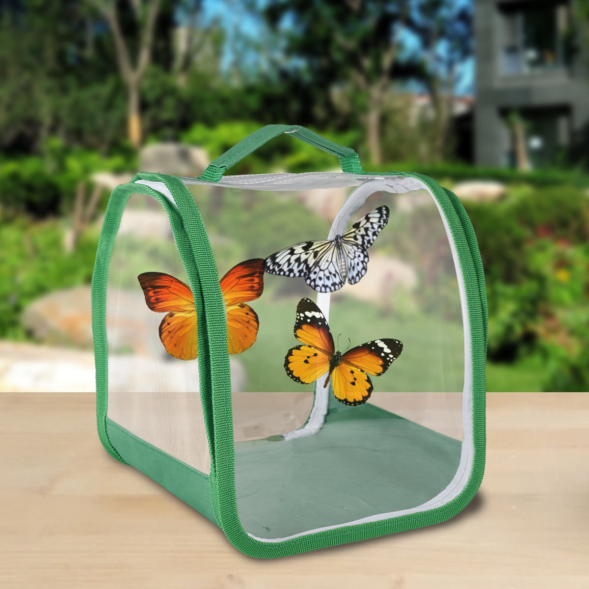 Outdoor Survival Gear 3-Pack Butterfly Habitat Cages 8x8x8 Inch - Mesh ...