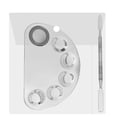 thumbnail image 2 of Joernso 1 Set Nail Color Stick Reusable Mirror Finish Easy to Clean Smooth Surface Various Styles DIY Professional Stainless Steel Nail Display Board with Stick for Girl, 2 of 8