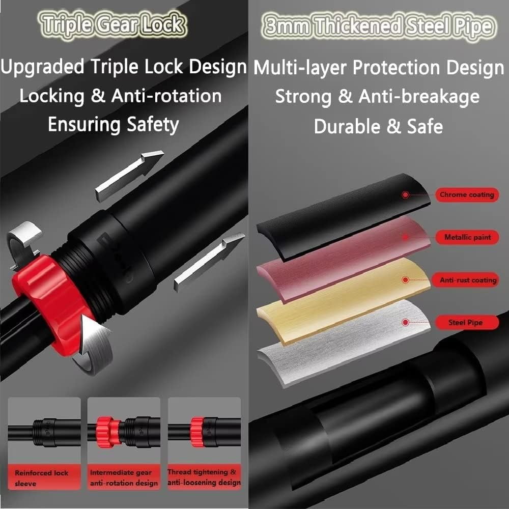 Pull Up Bar for Doorway, Strength Training Upper Body Workout Chin Up Bar with Level Meter and Adjustable Width No Screw Installation for Home Gym Exercise Fitness