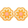 thumbnail image 1 of OUSITAID 2pcs Flower Shape Carpet Non-slip Floor Mat Water Absorption Shower Mat Decorative Carpet, 1 of 6