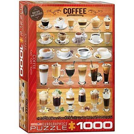 EuroGraphics Coffee Puzzle (1000-Piece), Model:6000-0589