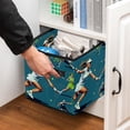 thumbnail image 5 of Tennis Foldable Toy Box with Handle, 10.8"x10.5"x10.6", Large Capacity for Toy and Clothes Storage, 5 of 6