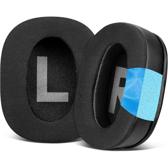 Earpads Replacement for Logitech G Pro, G Pro X, G Prox 2 Gaming Headphones Earmuffs Ice Silk Fabric Cooling Gel Maximum Comfort Ear Pads Cushions
