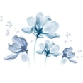 thumbnail image 3 of Wall Stickers DIY Blue Flower Butterfly Wallpaper Home Bedroom Decor, 3 of 5