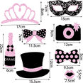 thumbnail image 4 of 30 piezas de accesorios fotográficos con purpurina en polvo, color negro y dorado, para bodas, cumpleaños, fiestas, decoración divertida, 4 of 5
