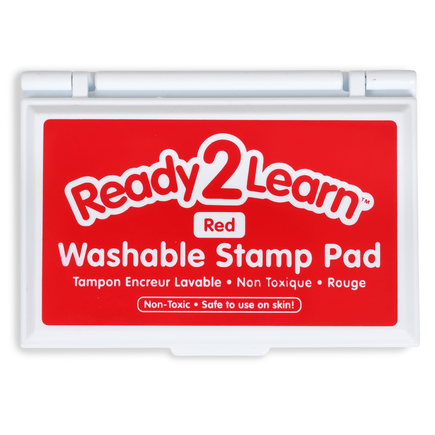 READY 2 LEARN Washable Stamp Pad - Red - Pack of 6