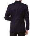thumbnail image 3 of The Astor Purple Plaid Slim Shawl Tuxedo Blazer~48L, 3 of 4