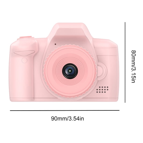 Cámara de Selfie para niños con lente larga pantalla IPS de 24 pulgadas juguetes de cámara Digital regalos para Festival de cumpleaños para niños y niñas de 6 7 8 9 y 10 años