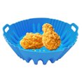 thumbnail image 4 of CSChome Baking Pan Fryer Pan High Temperature Resistant Reusable Silicone Roasting Tray for Baking, 4 of 7