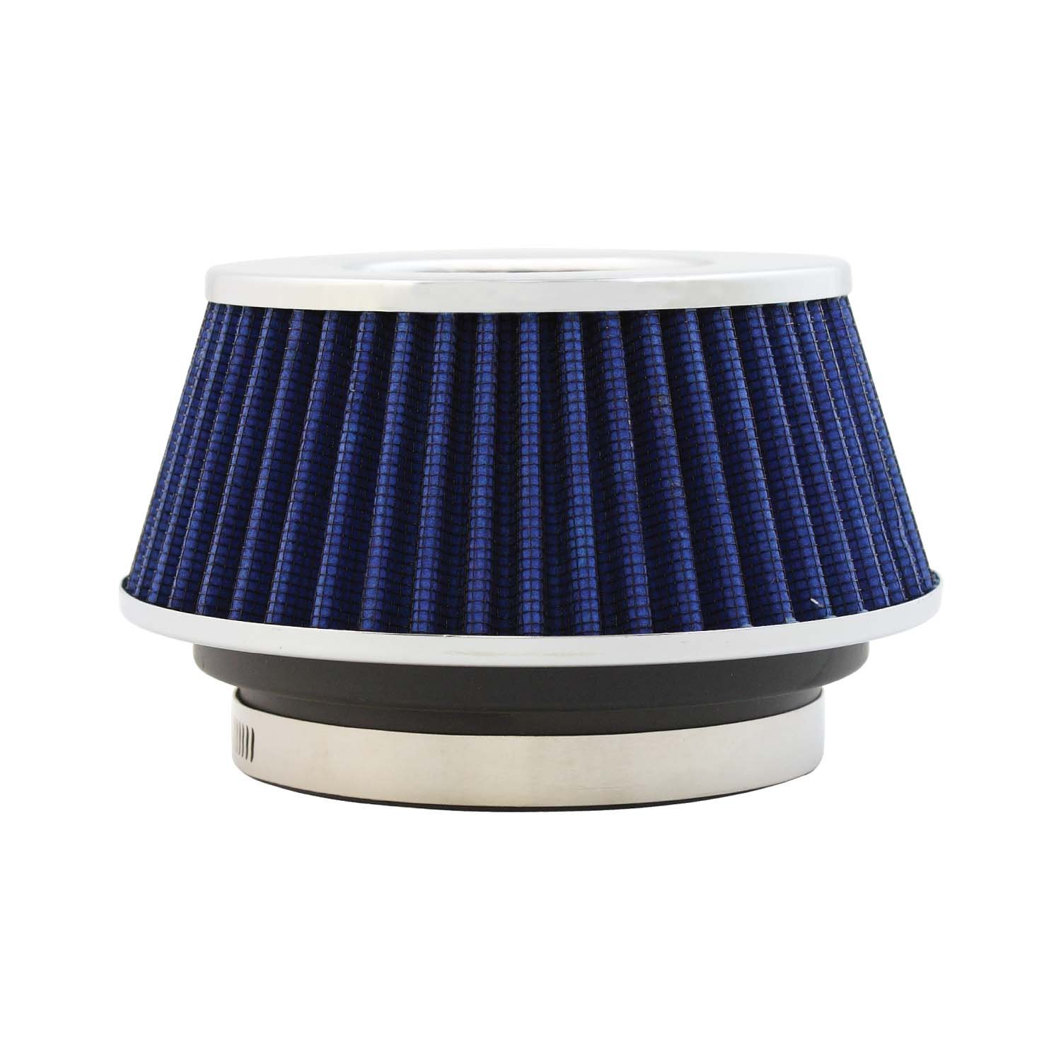 Air Filter For Car, Blue Intake Small Cone Washable Reusable Air Filter
