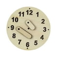 thumbnail image 1 of Tablero de actividades Montessori, juguetes sensoriales, accesorios de madera, juguetes de habilidades motoras para el cerebro reloj redondo, 1 of 9