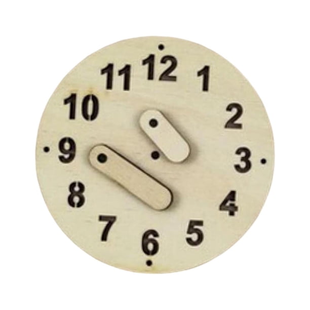 Tablero sensorial Montessori para actividades, piezas, accesorios, piezas de bricolaje para uso educativo. reloj redondo