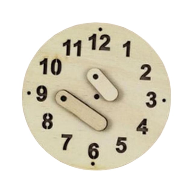 Tablero de actividades Montessori, juguetes sensoriales, accesorios de madera, juguetes de habilidades motoras para el cerebro reloj redondo