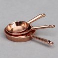 thumbnail image 7 of Joernso 3Pcs 1:12 Scale Dollhouse Frypan Miniature Cooking Pot Compact Frying Pans for Dollhouse Kitchen Decoration, 7 of 7