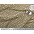 thumbnail image 3 of Soimoi Brown polyester Crepe Fabric Tortoise Ocean Print Fabric by Yard 52 Inch Wide, 3 of 3