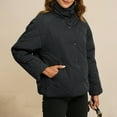 thumbnail image 3 of Manteaux Longs pour Femmes, Parka Décontractée à Col Montant, Manches Longues, Veste Longue pour Femmes, 3 of 8