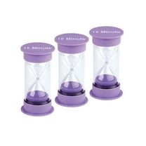 Teacher Created Resources Sand Timer, Medium, 10 Minute, Pack of 3