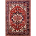 thumbnail image 1 of Ahgly Company Indoor Rectangle Mid-Century Modern Red Persian Area Rugs, 8' x 12', 1 of 6