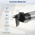 thumbnail image 2 of Uxcell 2-Pack Broca Forstner para Trabajos en Madera, 11/16in (18mm) Punta de Carburo Vástago Redondo Cortador de Bisagra para Abrir Agujeros en Madera, 2 of 7