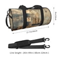 thumbnail image 2 of Balery Vintage Nautical Lighthouse Bolsa de Gimnasio para Mujeres y Hombres, Bolsa de Viaje Impermeable, Bolsa de Fin de Semana con Compartimento para Zapatos y Bolsillo Húmedo, 2 of 6