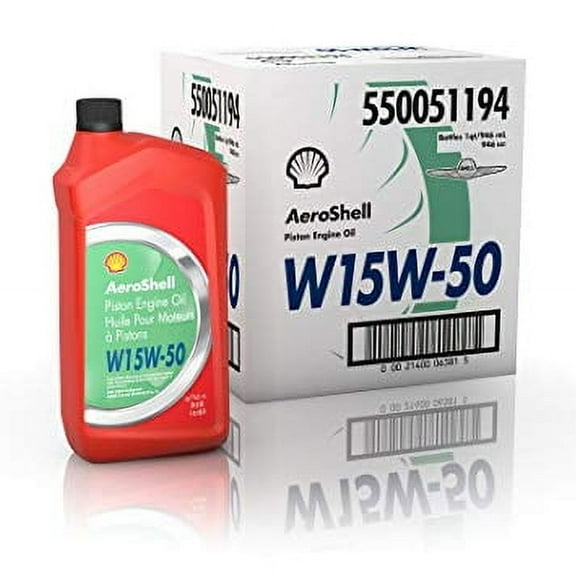 AeroShell Oil W 15W-50-550050835 - 6x1 quart case