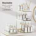 thumbnail image 5 of 2 Sets of 2-Tier Multi-Purpose Bathroom Under Sink Organizers and Storage, Stackable Kitchen Pantry Organization, Pull Out Medicine Cabinet Organizer with 8 Movable Dividers,Beige, 5 of 13