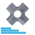 thumbnail image 4 of Uxcell 6 Way Elbow Pipe Fittings Joint Coupling Pipe Adapter, Gray 1" 1, 4 of 5