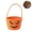 A, variant on Cotton Rope Halloween Trick or Treat Candy Basket, Handheld Lantern Monster Witch Face Woven Bucket, Portable Kids Candy Storage Basket for Halloween Party Home Halloween Decorations