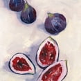 thumbnail image 2 of Wang, Melissa 12x12 Black Ornate Wood Framed with Double Matting Museum Art Print Titled - Figs in Oil II, 2 of 4
