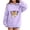 Purple, variant on Kids Carry Pounch Hoodies for Small Dogs and Cats Boys Girls Solid Pet Carrier Hoodie with Hidden Pouch Kangaroo Pocket Casual Pullover Top 3-4 Years