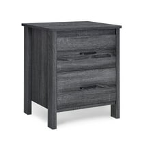 Noble House Hysham 2 Drawer Nightstand, Sonoma Gray Oak