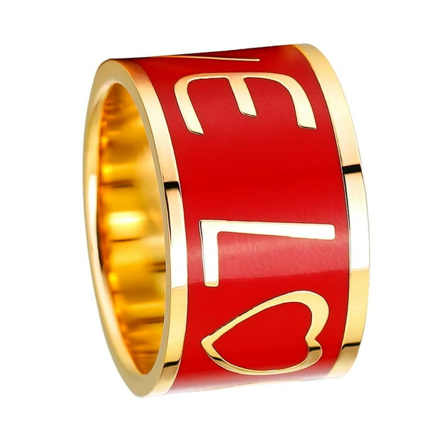 Anillo de clip deslizante de tubo de chal de bufanda de esmalte de corazón acero inoxidable chapado en Jinwen Anillo con hebilla de bufanda