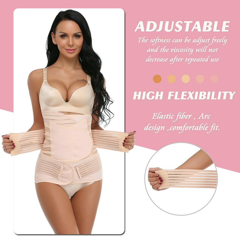 Fashion 3 In 1 Postpartum Support - Recovery Belly Wrap Girdle