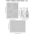 thumbnail image 7 of Party Confetti Background Cut Dies Festival Celebration with Fireworks Paper Scraps Wine Glass Stainless Steel Cutting Dies for DIY Scrapbooking Paper Craft Card Making, 7 of 7