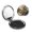 Round Shape, variant on Hunting Cabin Fish Leaf Fishing Vintage Portable Double-Sided Face Mirror Round Shape, Magnifying Compact Pocket Mirror with PU Leather Cover