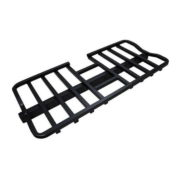 Saris Trailer Hitch Cargo Carrier 4425 Rack Style; 120 Pounds Capacity; 48 Inch Length x 18 Inch Width; Non-Folding; Black; Steel; With Mounting Hardware
