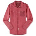 thumbnail image 1 of Marc Ecko Mens Utility Ox Ls Button Up Shirt, Red, X-Small, 1 of 1
