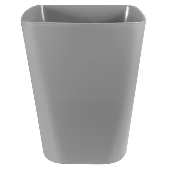 Phlegsive Grey Plastic Square Garbage Bin for Home Office