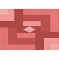 thumbnail image 1 of Ahgly Company Machine Washable Indoor Rectangle Transitional Red Area Rugs, 4' x 6', 1 of 7