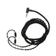 thumbnail image 1 of Cable de repuesto para auriculares Bling Bling 3,5 mm compatible con Shure SE215 SE535 SE846 UE900 color negro, 1 of 12